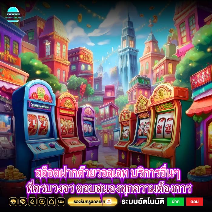 สล็อตฝากด้วยวอลเลท บริการอื่นๆ ที่ครบวงจร ตอบสนองทุกความต้องการ